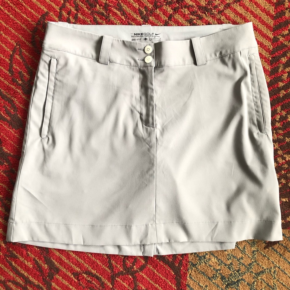 Nike Golf Dri-fit gray skort size M